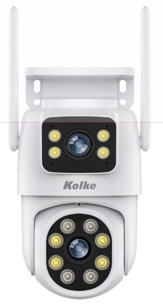 Imagen de CAMARA DOBLE IP PT ALARMA AI COLORVU KUC-653