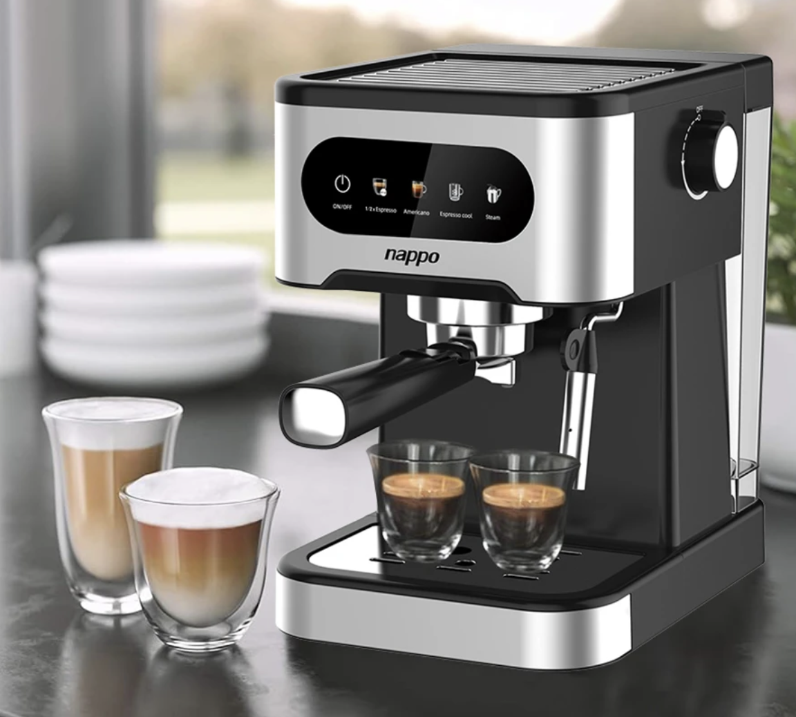 Imagen de CAFETERA ESPRESSO CON BOMBA Y PORTA CAPSULAS NEC-260