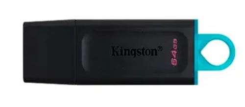 Imagen de PEN KINGSTON 64GB DTX/64GB USB-A DATA