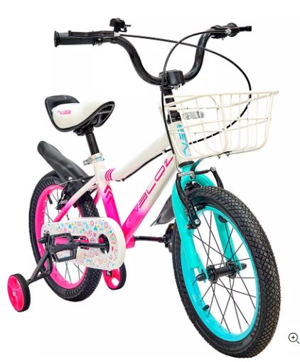 Imagen de BICICLETA VELOZ ARO 16 STARLET TURQUESA/ROSA
