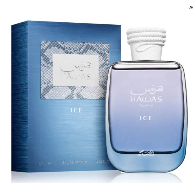 Imagen de RASASI HAWAS ICE FOR HIM EDP 100 ML  CELESTE