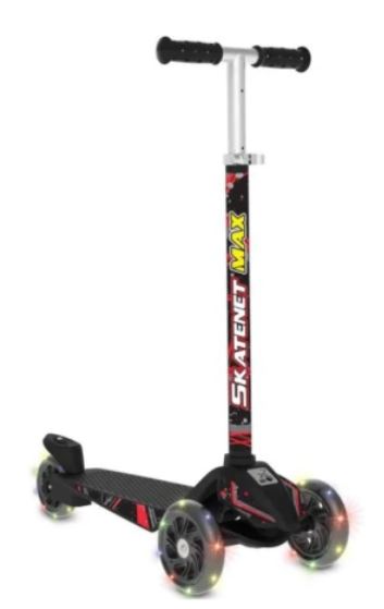 Imagen de Patineta Skatenet Max Led Ajustable Negro