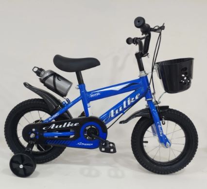 Imagen de BICICLETA INFANTIL ARO 12" DOBLE FRENO C/HOPPIE CANASTO AZUL