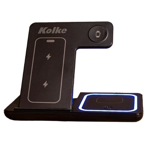 Imagen de CARGADOR INALAMBRICO 3 EN 1 KCR-5662